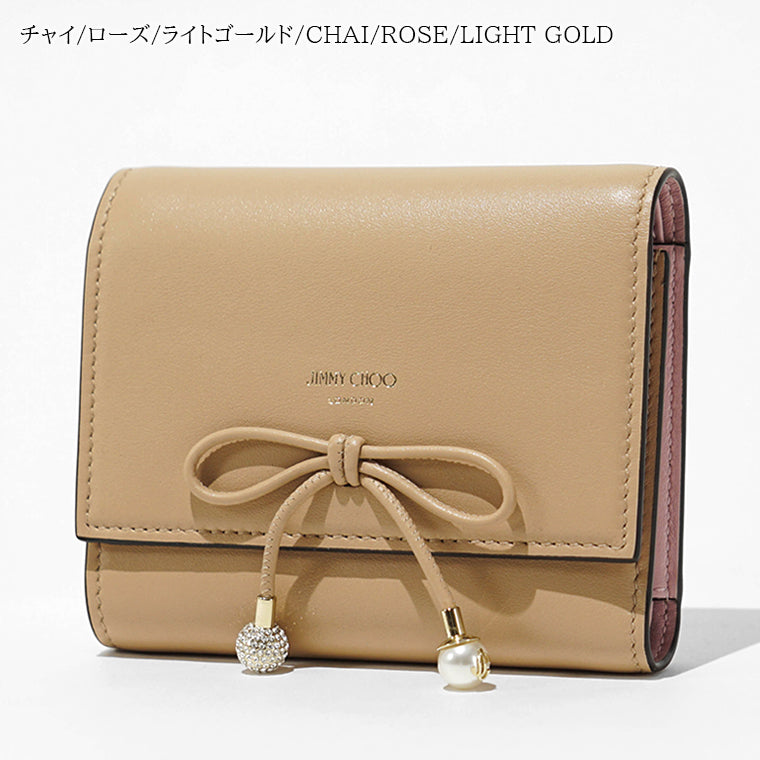 JIMMY CHOO レディース 3つ折り財布 MARINDA KHY 2カラー