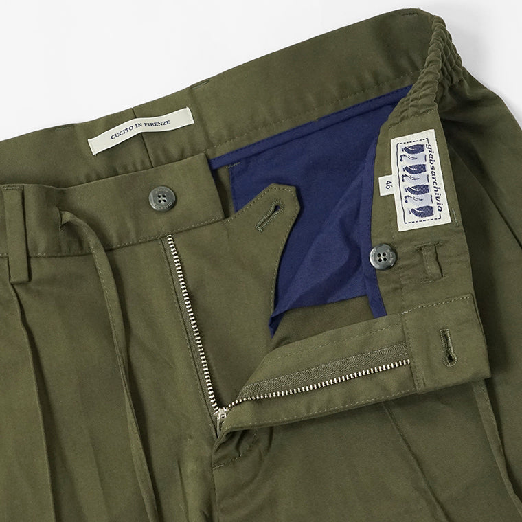 【2025AW FINAL CLEARANCE】 giabsarchivio メンズ パンツ MASACCIO M1 A5735 カーキ 30