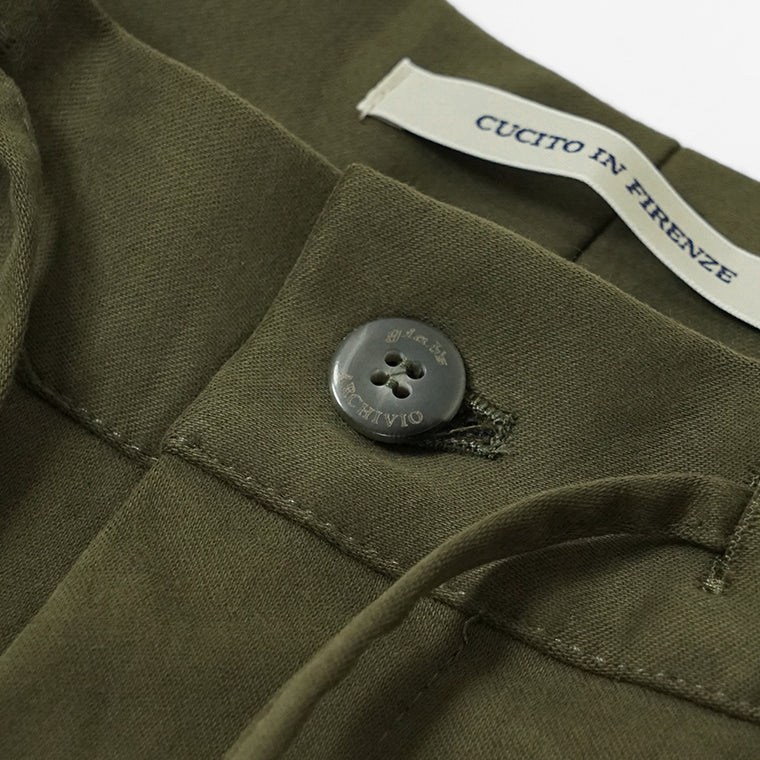 【2025AW FINAL CLEARANCE】 giabsarchivio メンズ パンツ MASACCIO M1 A5735 カーキ 30
