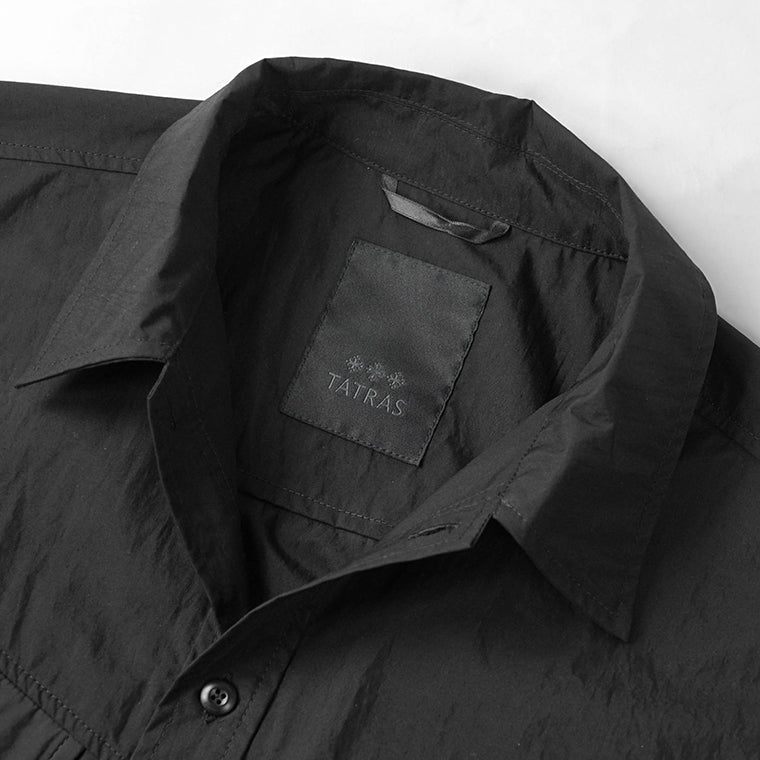 【2026SS SUMMER SALE】 TATRAS メンズ シャツ DORIS MCKZ0307073588 BLACK ブラック 001