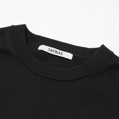TATRAS メンズ 半袖ニット CALCANTE MCKZ0448053588 BLACK ブラック 001