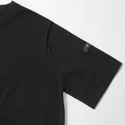 TATRAS メンズ 半袖ニット CALCANTE MCKZ0448053588 BLACK ブラック 001