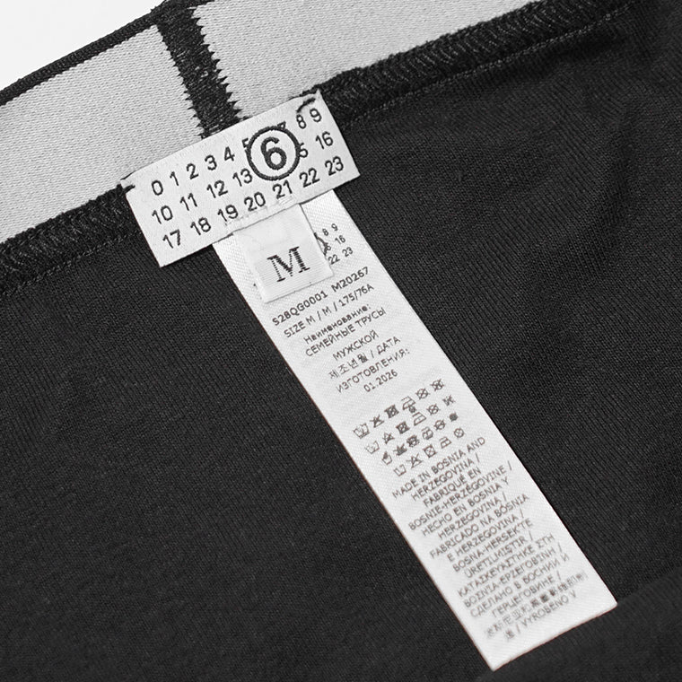 MM6 Maison Margiela メンズ ボクサーパンツ MJLD50020 BLACK ブラック 001