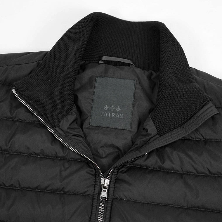 タトラス TATRAS メンズ ダウンジャケット ブラック アイボリー