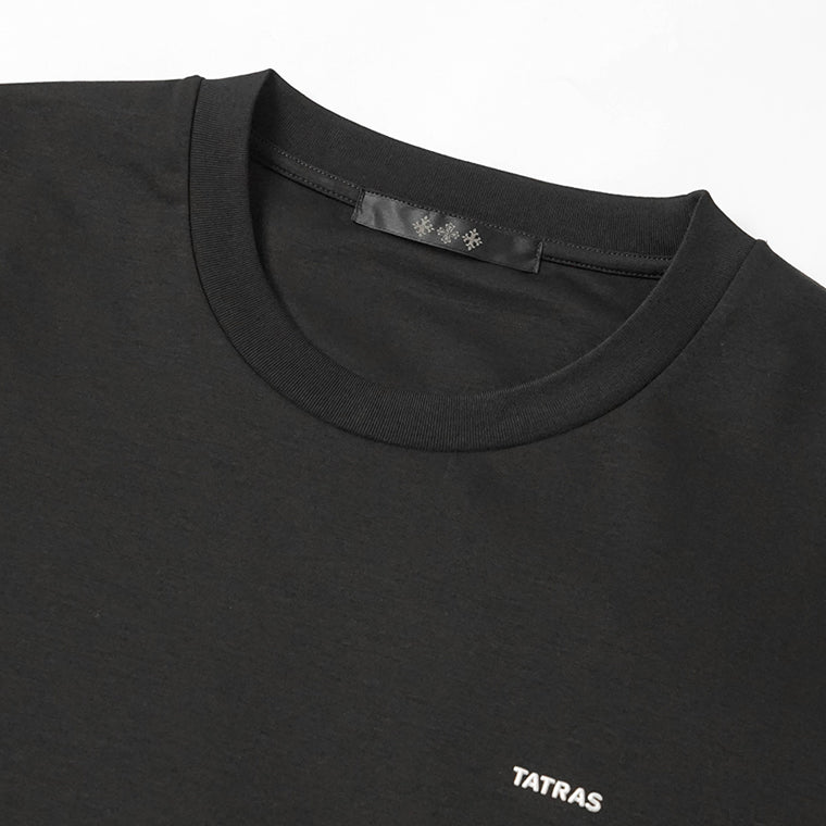 タトラス TATRAS メンズ 長袖Tシャツ チャコールグレー ブラック 人気