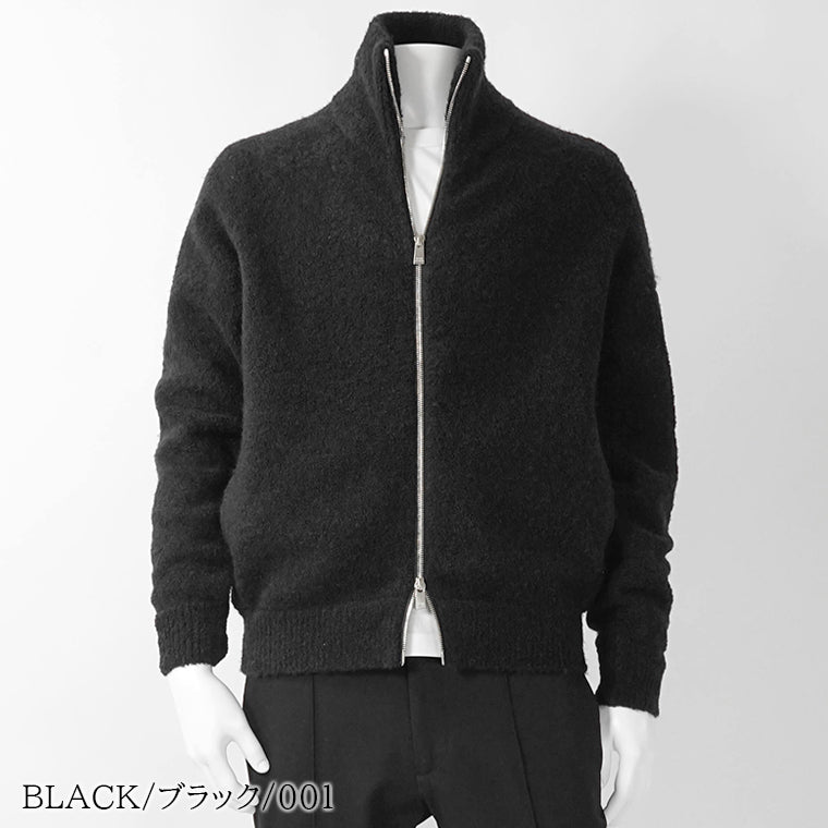 タトラス TATRAS メンズ ジップアップニット グレー ブラック