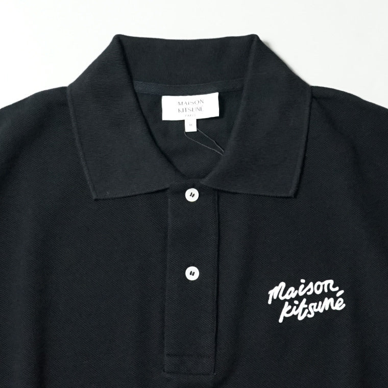 【SUMMER FINAL SALE】 MAISON KITSUNE メンズ ポロシャツ HANDWRITING COMFORT POLO MM00201 KJ7010 2カラー