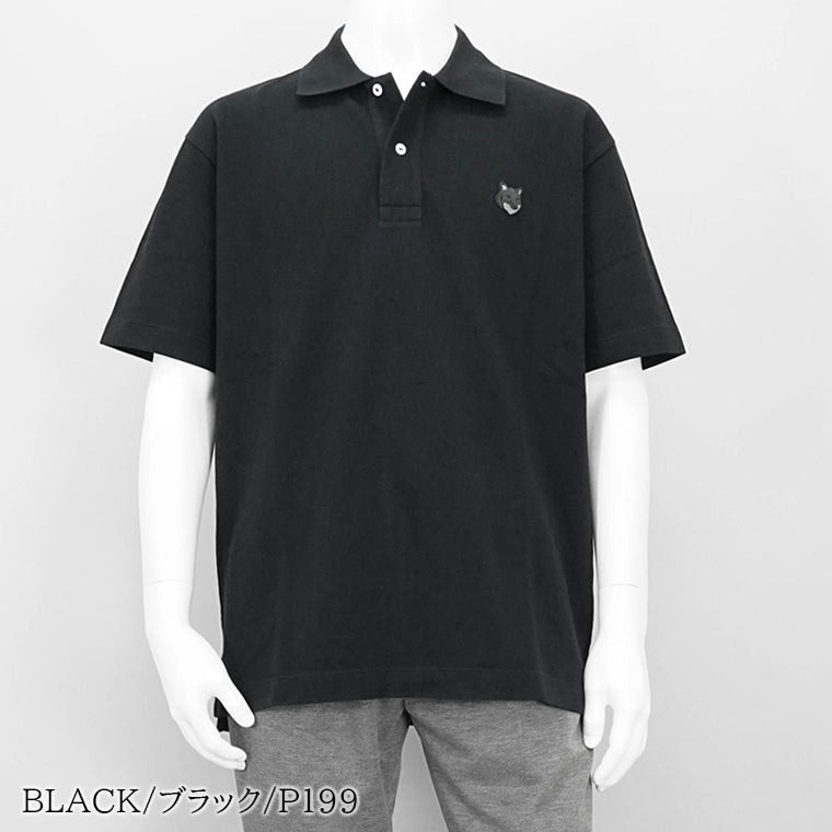 MAISON KITSUNE メンズ ポロシャツ BOLD FOX HEAD PATCH COMFORT POLO MM00210 KJ7010 2カラー