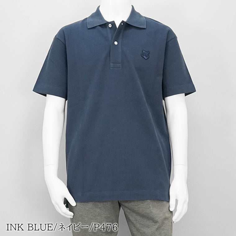 MAISON KITSUNE メンズ ポロシャツ BOLD FOX HEAD PATCH COMFORT POLO MM00210 KJ7010 2カラー