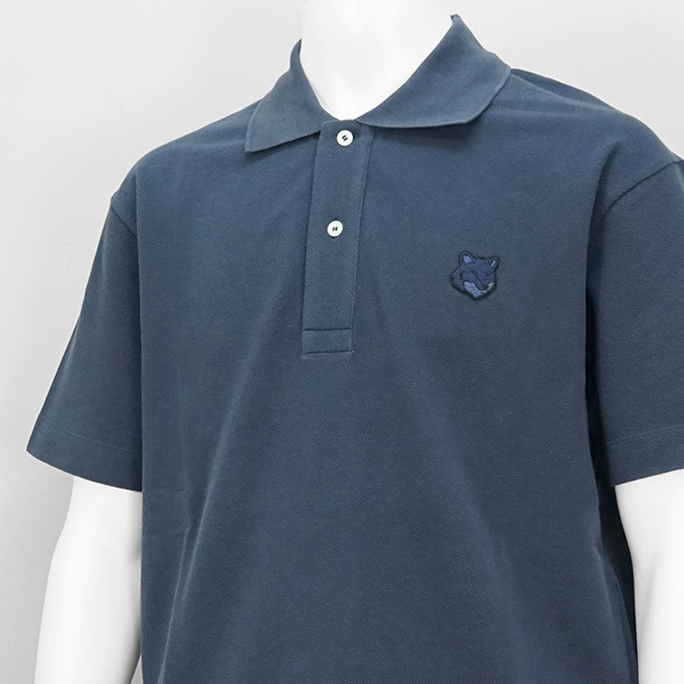 MAISON KITSUNE メンズ ポロシャツ BOLD FOX HEAD PATCH COMFORT POLO MM00210 KJ7010 2カラー