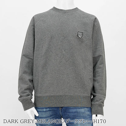 【2024AW CLEARANCE SALE】 MAISON KITSUNE メンズ スウェットシャツ BOLD FOX HEAD PATCH OVERSIZE SWEATSHIRT MM00304 KM0001 2カラー