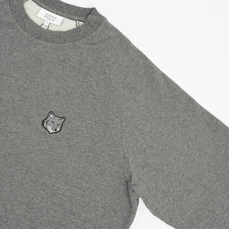 【2024AW CLEARANCE SALE】 MAISON KITSUNE メンズ スウェットシャツ BOLD FOX HEAD PATCH OVERSIZE SWEATSHIRT MM00304 KM0001 2カラー