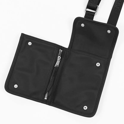 MAISON KITSUNE メンズ レディース ネックポーチ THE TRAVELLER NECK POUCH MM05362 WQ1001 BLACK ブラック P199