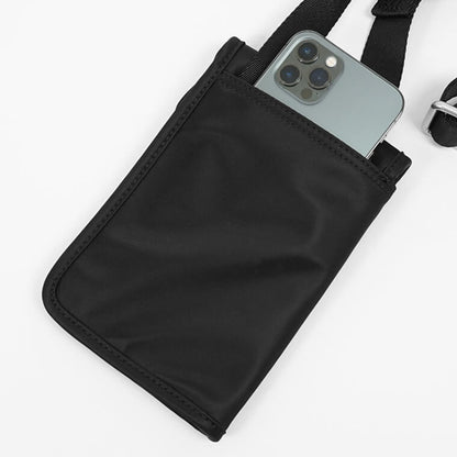 MAISON KITSUNE メンズ レディース ネックポーチ THE TRAVELLER NECK POUCH MM05362 WQ1001 BLACK ブラック P199