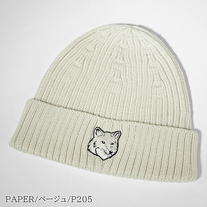 MAISON KITSUNE メンズ レディース ニットキャップ BOLD FOX HEAD BEANIE MM06111 KT1022 3カラー