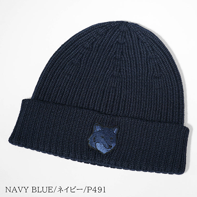 MAISON KITSUNE メンズ レディース ニットキャップ BOLD FOX HEAD BEANIE MM06111 KT1022 3カラー