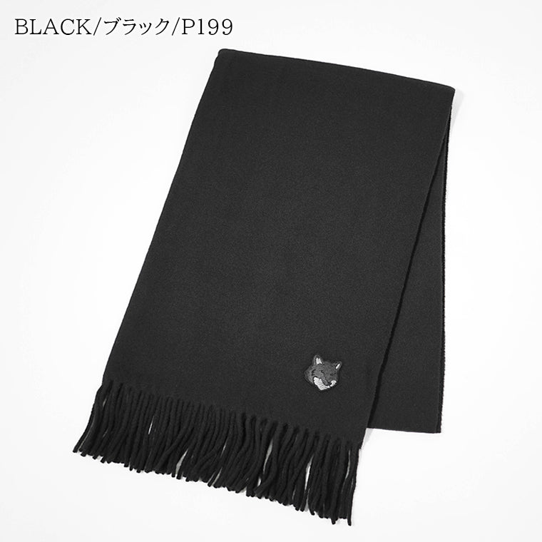 MAISON KITSUNE メンズ レディース マフラー BOLD FOX HEAD SCARF MM06201 BT3004 2カラー