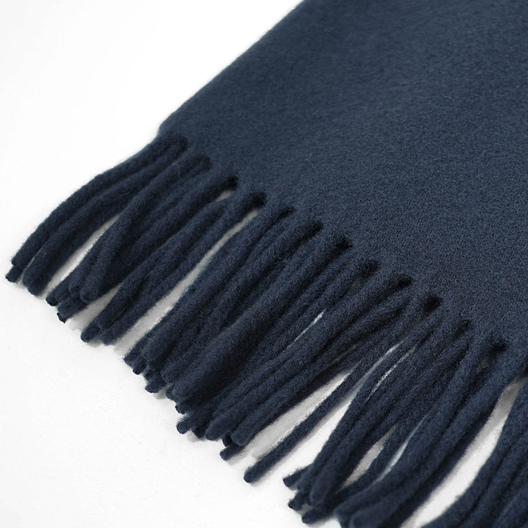 MAISON KITSUNÉ ネイビー マフラー INK BLUE MAISON KITSUNÉ ネイビー マフラー INK BLUE