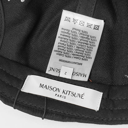 MAISON KITSUNE メンズ レディース キャップ DOUBLE FOX HEAD CAP OM611CF WW0096 ANTHRACITE P190