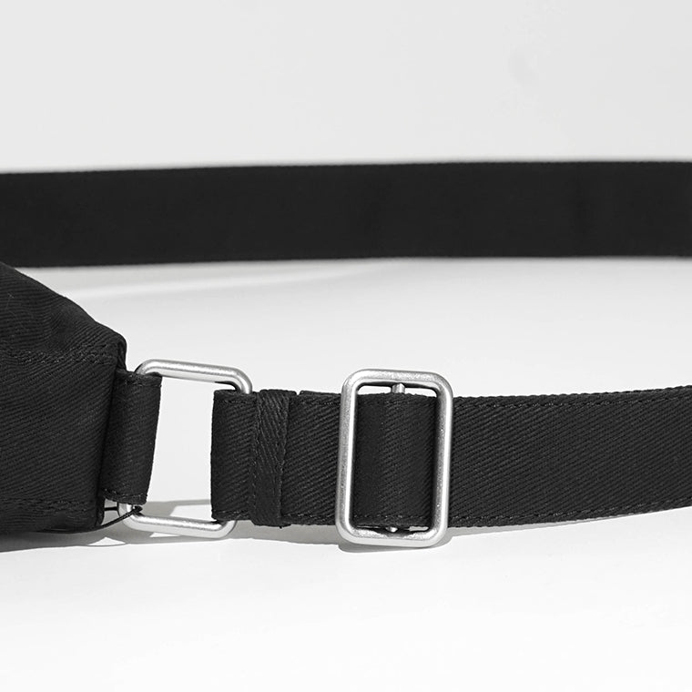 MAISON KITSUNE メンズ レディース ショルダーバッグ DOUBLE FOX HEAD BUMBAG MRUBT20 WW0096 ANTHRACITE P190