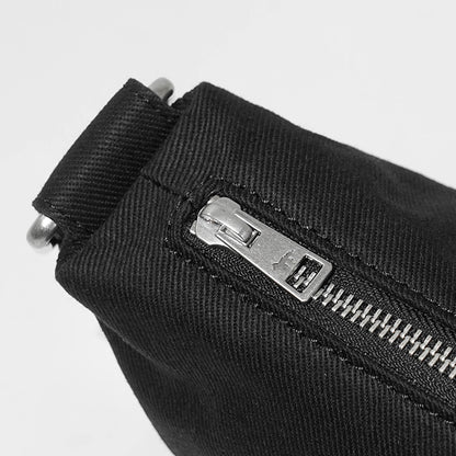 MAISON KITSUNE メンズ レディース ショルダーバッグ DOUBLE FOX HEAD BUMBAG MRUBT20 WW0096 ANTHRACITE P190