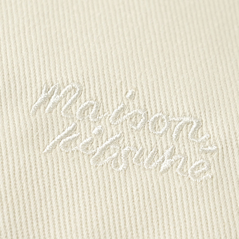 MAISON KITSUNE メンズ レディース トートバッグ DOUBLE FOX HEAD TOTE MRUBT23 WW0096 ECRU アイボリー P700