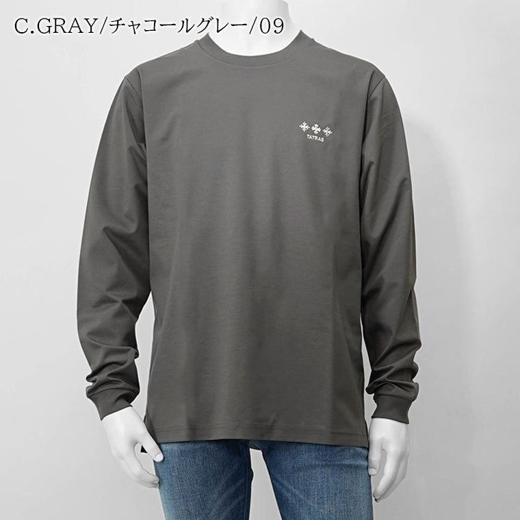 【SUMMER FINAL SALE】 TATRAS メンズ 長袖Tシャツ BELECI MTAT25S8242 M 3カラー