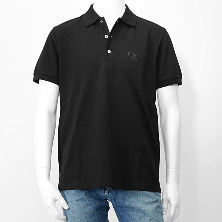 【SUMMER FINAL SALE】 TATRAS メンズ ポロシャツ GEO MTAT25S8272 M BLACK ブラック 01