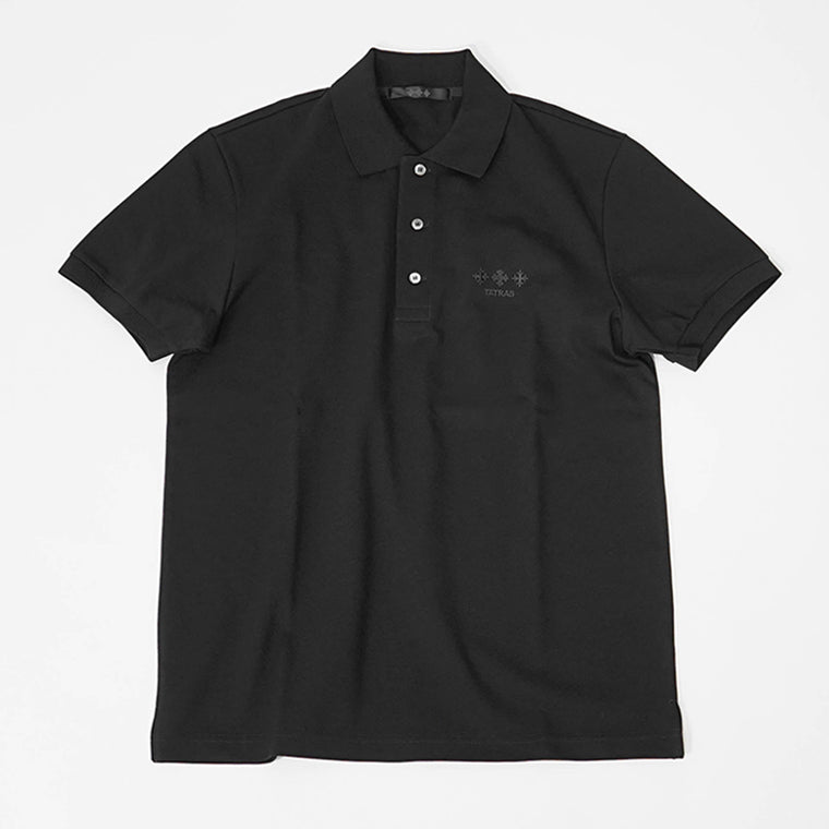 【SUMMER FINAL SALE】 TATRAS メンズ ポロシャツ GEO MTAT25S8272 M BLACK ブラック 01
