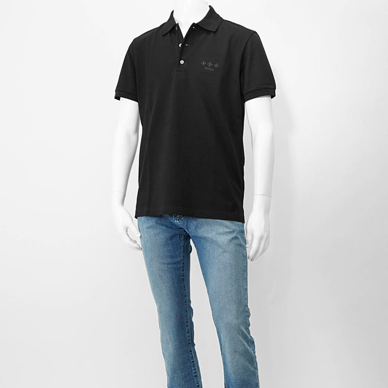 【SUMMER FINAL SALE】 TATRAS メンズ ポロシャツ GEO MTAT25S8272 M BLACK ブラック 01