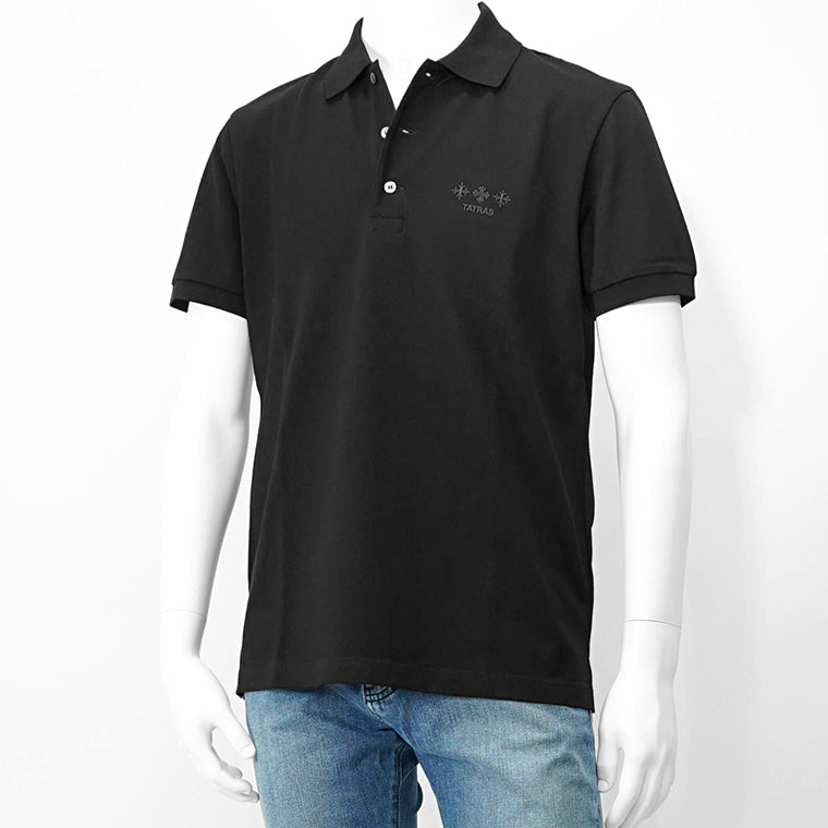 【SUMMER FINAL SALE】 TATRAS メンズ ポロシャツ GEO MTAT25S8272 M BLACK ブラック 01