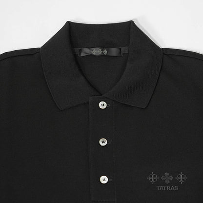 【SUMMER FINAL SALE】 TATRAS メンズ ポロシャツ GEO MTAT25S8272 M BLACK ブラック 01