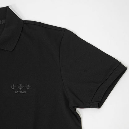 【SUMMER FINAL SALE】 TATRAS メンズ ポロシャツ GEO MTAT25S8272 M BLACK ブラック 01
