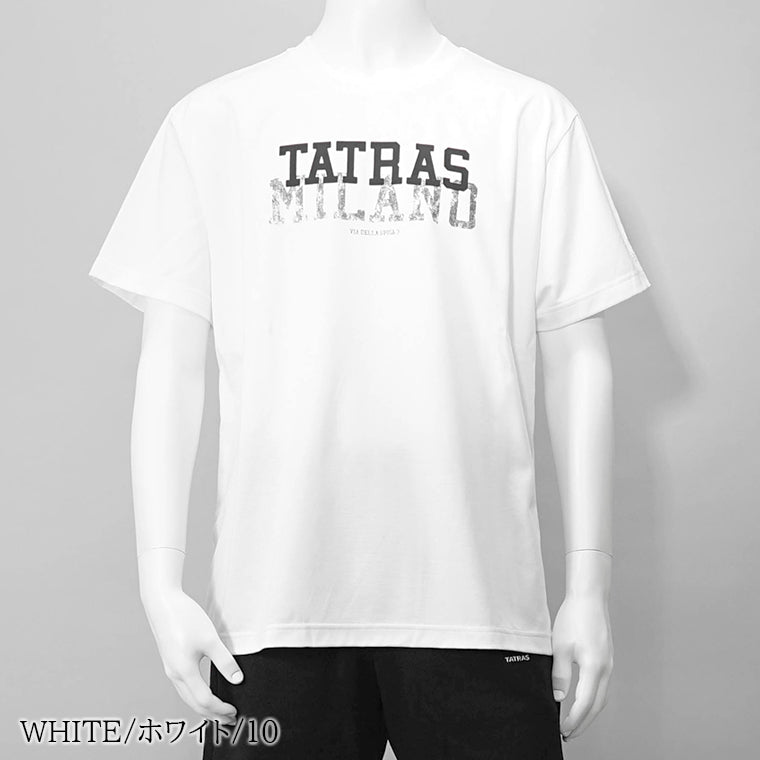 TATRAS Tシャツ/M/コットン/WHT/LTOU24S8632 タトラス TATRAS メンズ Tシャツ ホワイト ブラック – WORLDCLUB1989