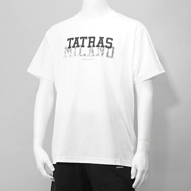 【TT25SS301】TATRAS メンズTシャツ MTKE25S8036-M タトラス TATRAS メンズ Tシャツ ホワイト ブラック – WORLDCLUB1989