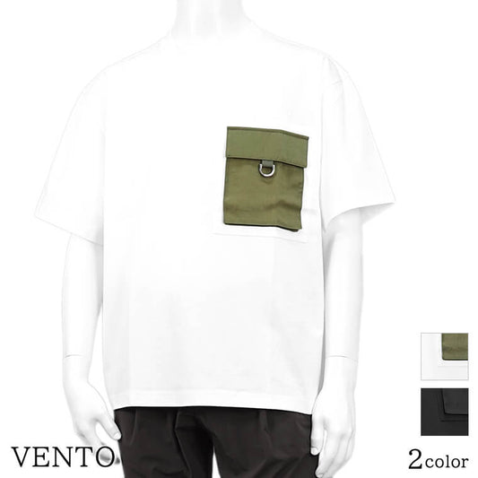 【SUMMER FINAL SALE】 TATRAS メンズ Tシャツ VENTO MTLA25S8008 M 2カラー