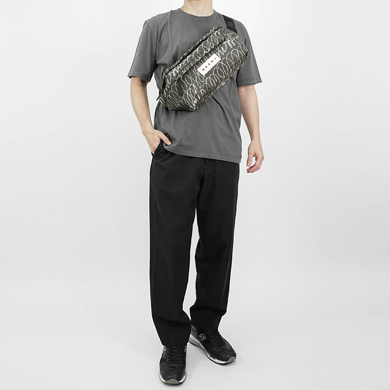 マルニ MARNI メンズ レディース ベルトバッグ ブラック