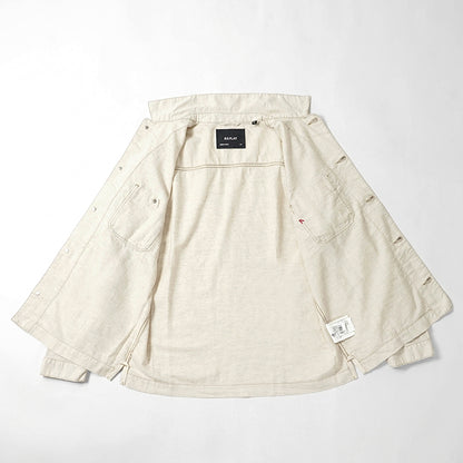 REPLAY メンズ シャツブルゾン MV864E 23807A アイボリー 200