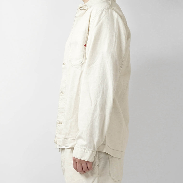 REPLAY メンズ シャツブルゾン MV864E 23807A アイボリー 200