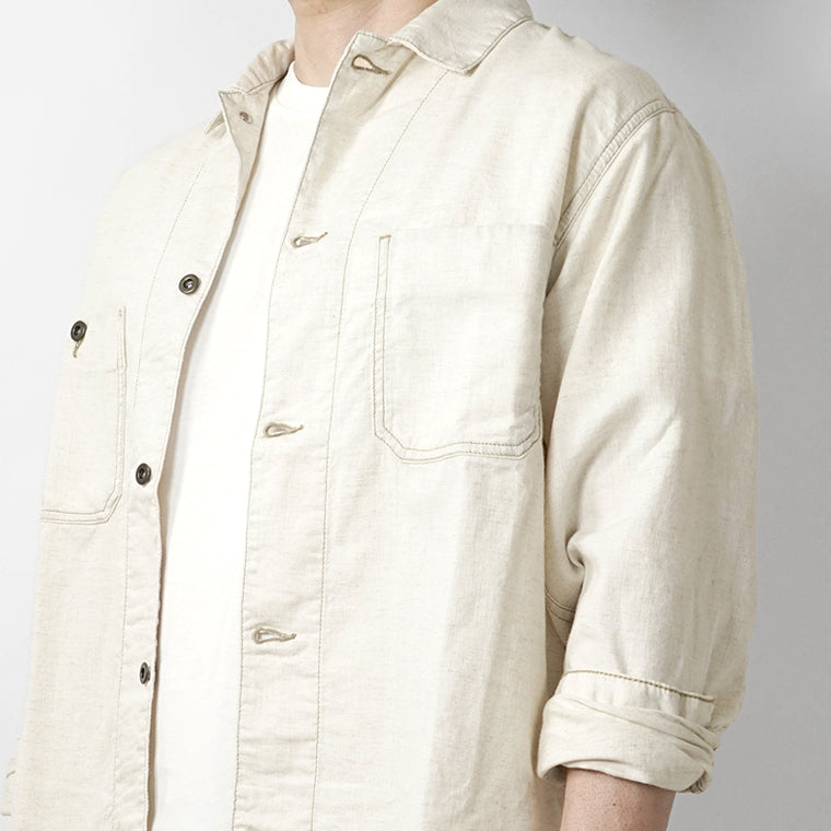 REPLAY メンズ シャツブルゾン MV864E 23807A アイボリー 200