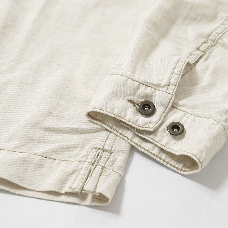 REPLAY メンズ シャツブルゾン MV864E 23807A アイボリー 200