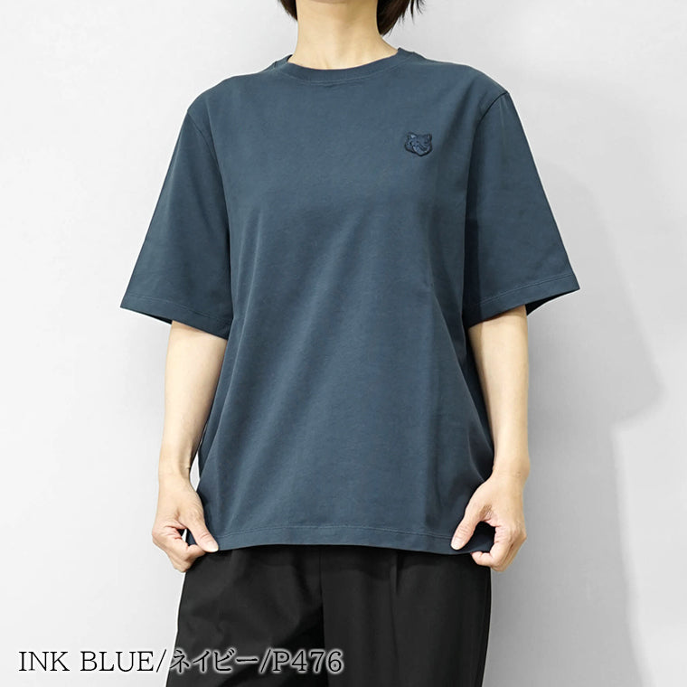 【SUMMER FINAL SALE】 MAISON KITSUNE レディース Tシャツ BOLD FOX HEAD PATCH COMFORT TEE SHIRT MW00127 MW00111 KJ0119 3カラー