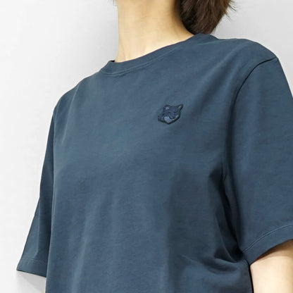【SUMMER FINAL SALE】 MAISON KITSUNE レディース Tシャツ BOLD FOX HEAD PATCH COMFORT TEE SHIRT MW00127 MW00111 KJ0119 3カラー