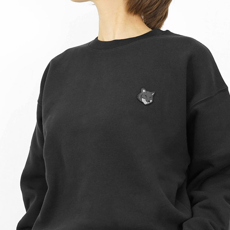 メゾンキツネ MAISON KITSUNE レディース スウェットシャツ ブラック