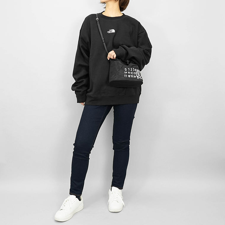 THE NORTH FACE レディース スウェットシャツ ESSENTIAL OVERSIZE CREW NF0A89EP TNF BLACK ブラック JK3