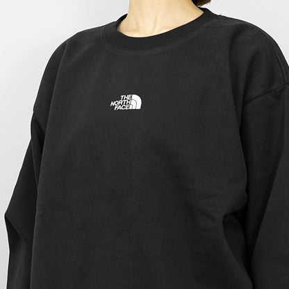 THE NORTH FACE レディース スウェットシャツ ESSENTIAL OVERSIZE CREW NF0A89EP TNF BLACK ブラック JK3