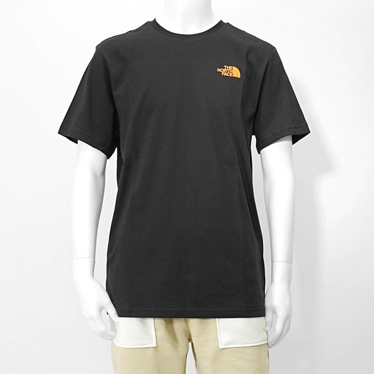 【SUMMER FINAL SALE】 THE NORTH FACE メンズ Tシャツ SS COLLAGE TEE NF0A89FR TNF BLACK SUMMIT GOLD ブラック オレンジ AGG