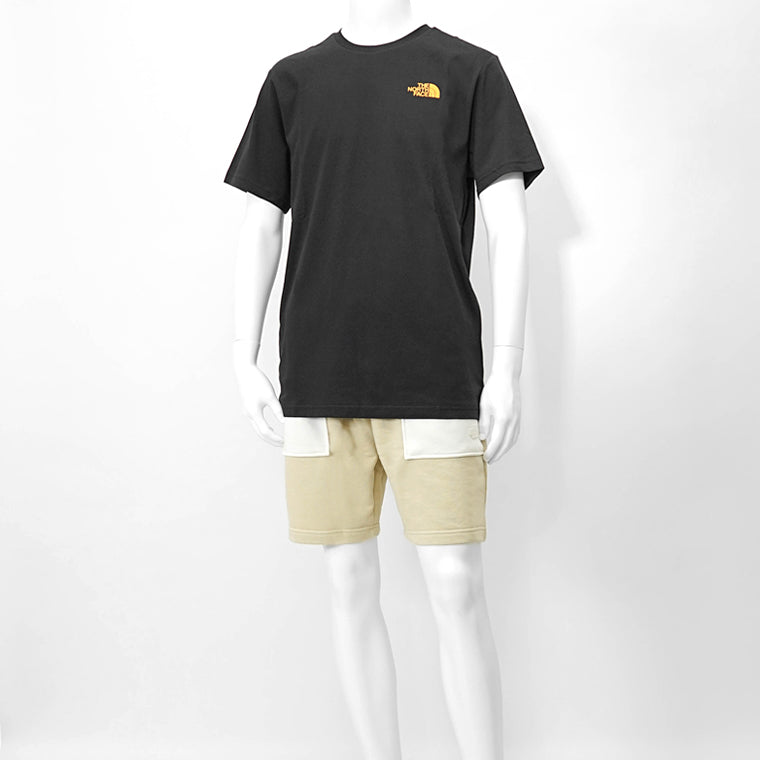 【SUMMER FINAL SALE】 THE NORTH FACE メンズ Tシャツ SS COLLAGE TEE NF0A89FR TNF BLACK SUMMIT GOLD ブラック オレンジ AGG