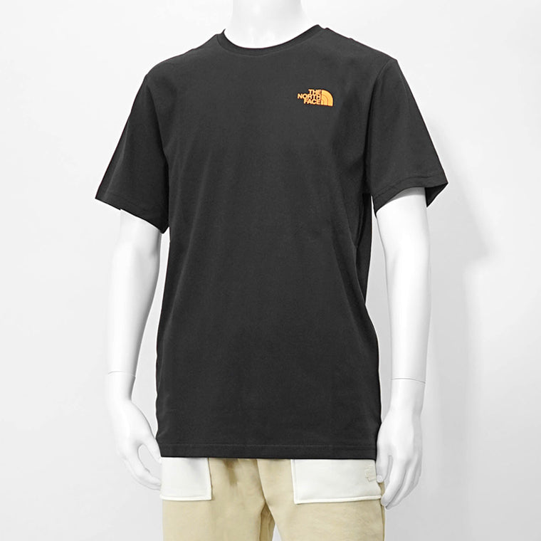 【SUMMER FINAL SALE】 THE NORTH FACE メンズ Tシャツ SS COLLAGE TEE NF0A89FR TNF BLACK SUMMIT GOLD ブラック オレンジ AGG