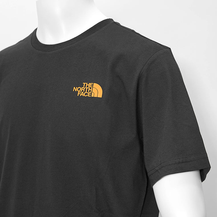 【SUMMER FINAL SALE】 THE NORTH FACE メンズ Tシャツ SS COLLAGE TEE NF0A89FR TNF BLACK SUMMIT GOLD ブラック オレンジ AGG